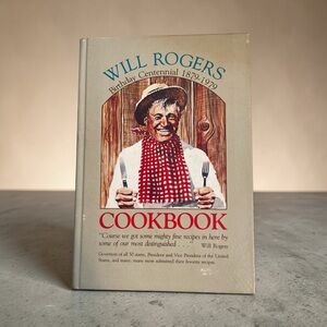 Vintage 1979 Will Rogers Cookbook